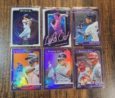 2021 Panini Donruss Optic Baseball 6 Card Insert Lot Diamond Kings Mythical