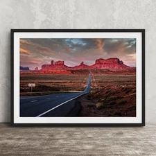 Monument Valley Wall Art Forrest Gump Point Large Desert Photography Print