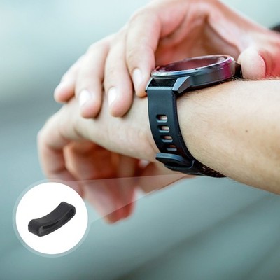 2 stücke Gummi Anti-Fall Schnalle Ring Loop Keeper Halter Für Smart Armband