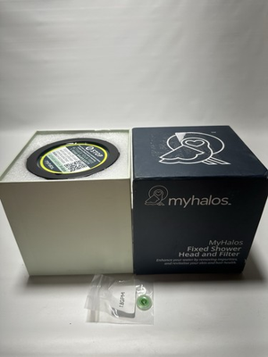 #ad MyHalos Filtered Shower Head High Pressure Hard Water Chlorine $51.00