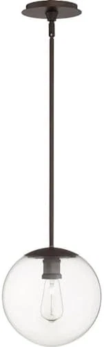 Bronze Transitional One Light Pendant - Stylish Dark Finish Lighting - Picture 3 of 3