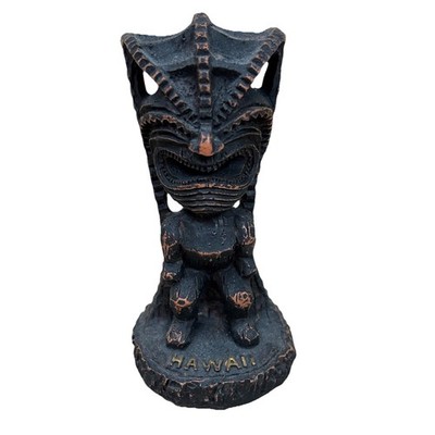 Hawaiian Tiki Figurine -  3  Polynesian - *God of Good Fortune*  Souvenir - EX+