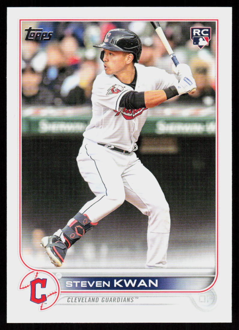2022 Topps Update Steven Kwan #US261 BASEBALL CARD Rookie Cleveland Guardians RC