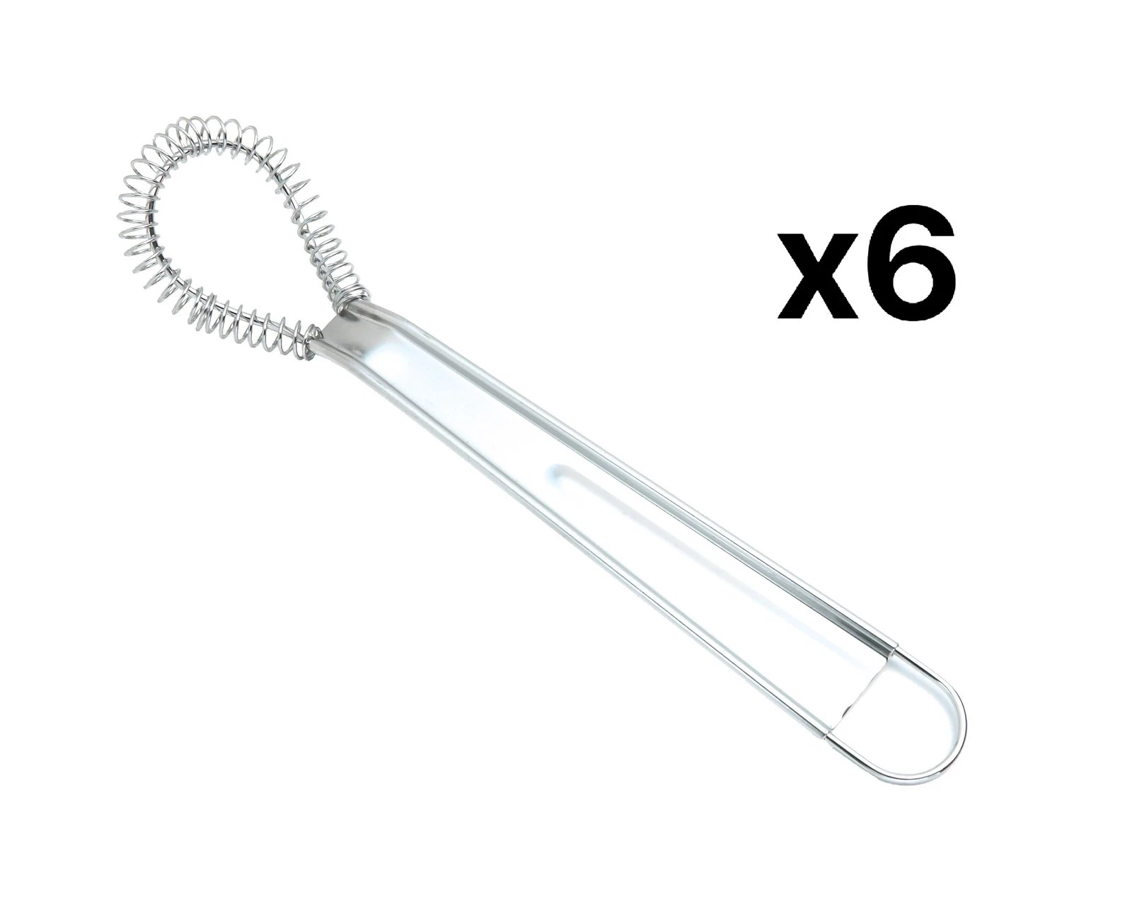 Fox Run Stainless Steel 8-Inch Flat Coil Whisk (6-Pack)