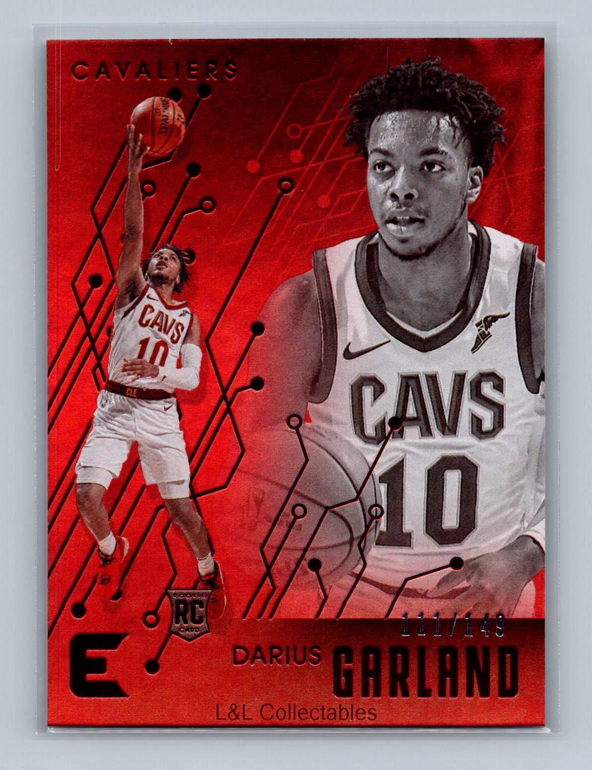 2019-20 Panini Chronicles #211 Darius Garland Red #/149