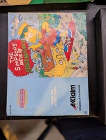 The Simpsons Bart vs the Space Mutants Nintendo NES w Box & Manual Works Great