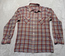 Vintage Levi  s 1979 Wildfire Plaid long sleeve Shirt/Sz Small