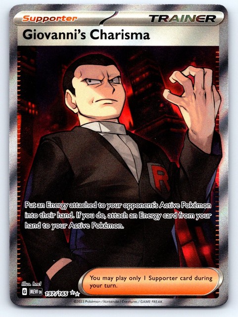 Giovanni's Charisma #197 (Scarlet & Violet 151 (2023))