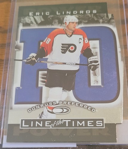 Eric Lindros #2-A 1997 Donruss Preferred Line of the Times card