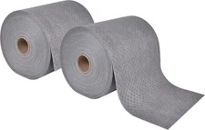 2pcs Aain LT010A Heavy Duty Oil Absorbent Pads, Oil Maintenance Mat Roll 150' L
