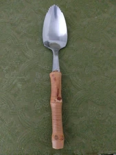Japanese Made Bamboo Handle Grapefruit Spoon Stainless Flatware
