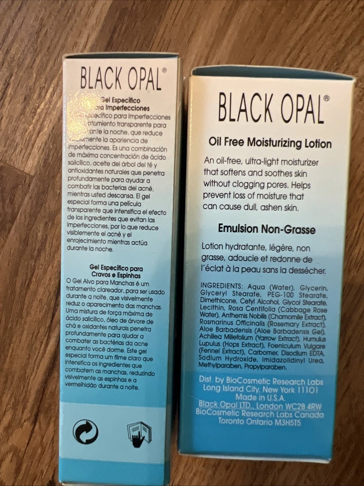 Gel objetivo para acné y manchas Black Opal 0,05 OZ y 1,75 OZ loción sin aceite Foto 3 de 3