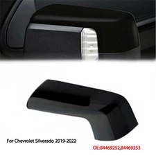 Pair Door Wing Mirror Cover Cap for Chevrolet Silverado 2019-2022