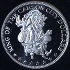 1 oz Silver Round/Medal - King of the Carson City Dollars – Crown Mint *RARE*