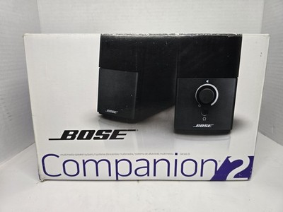 Bose Companion 2 Series III Multimedia Speaker System Black New