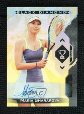 2023 Goodwin Champions Diamond Pure Black 2/10 Maria Sharapova #BD-MS Auto 4et