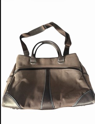 Tumi Black and Brow Briefcase Laptop Briefcase