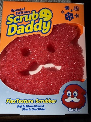 Scrub Daddy Beach Buddies Special Edition Red Crab  Flex Texture Scrubber New