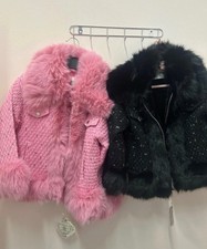 giacche bimba MissBrum con pelliccia all interno taglie disponibili da 4 a14Anni