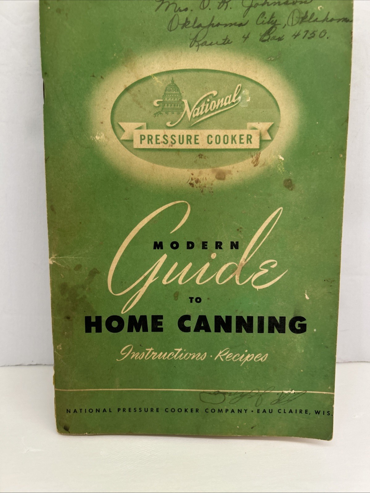 Mod Guide Home Canning Instructions Recipes Green 1940