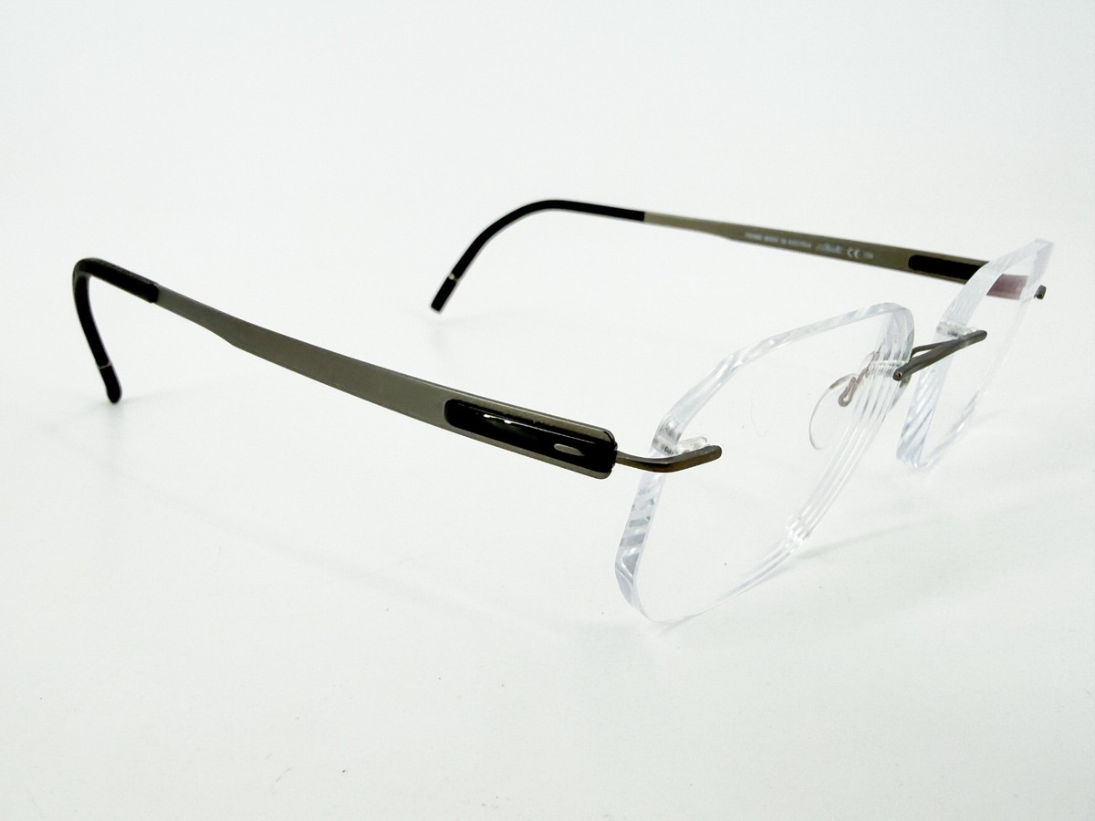 Silhouette 5555 Eyeglasses FRAMES 6560 Pewter Gray ..[]19 