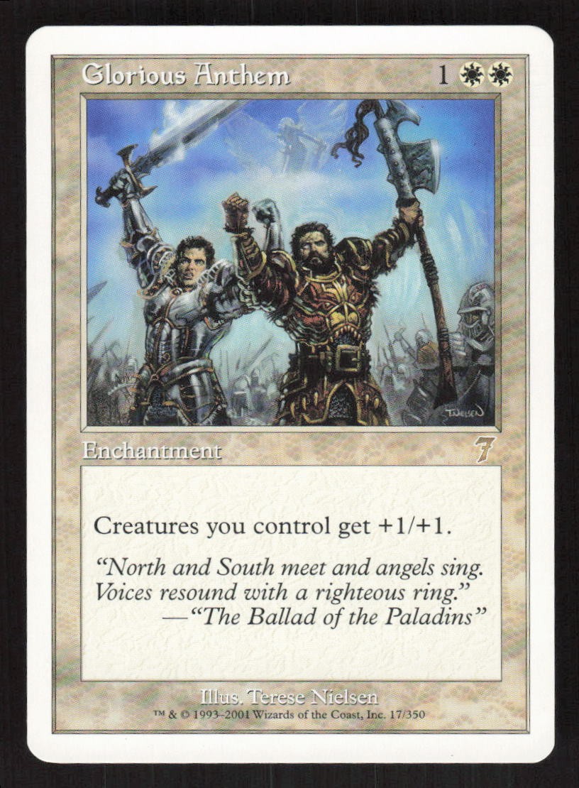 2001 Glorious Anthem 7th Edition 17 MTG