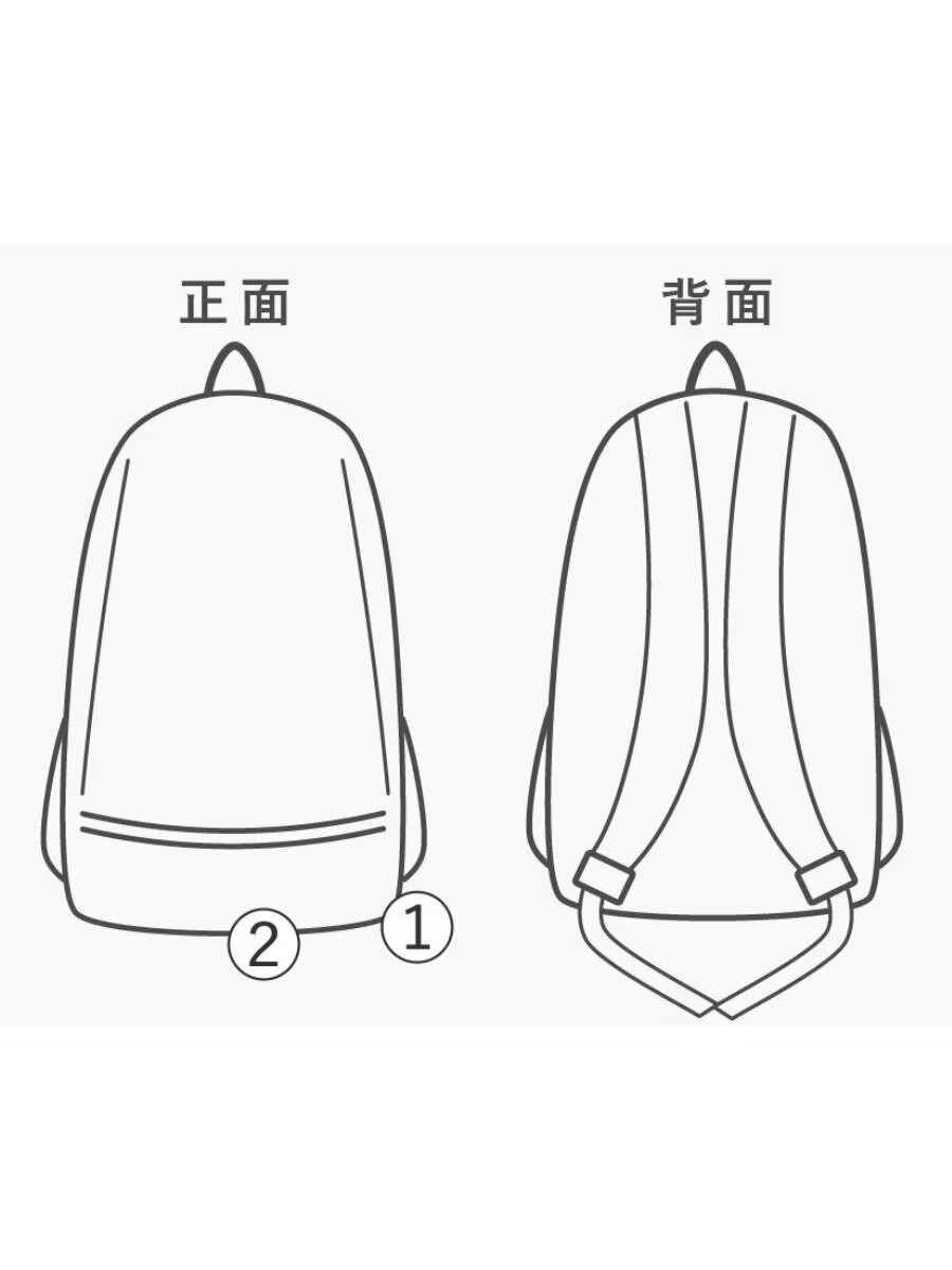 PORTER Backpack, Polyester, Black, Solid Color, 7… - image 9