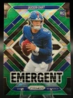 2025 Panini Prizm Emergent Jaxson Dart #6 Green Wave - Giants