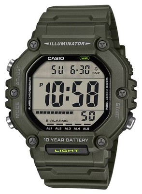 CASIO Armbanduhr Digital Khaki AE-1600HX-3AVEF