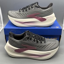 Brooks Glycerin Max 2 Women's 8 Road Running Gym Sneakers Grey/Coconut/Metallic
