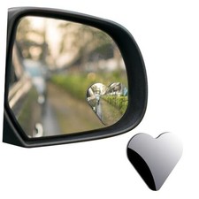 2pcs Heart Shaped Blind Spot Mirrors, Universal Fit Car Blind Spot Mirrors