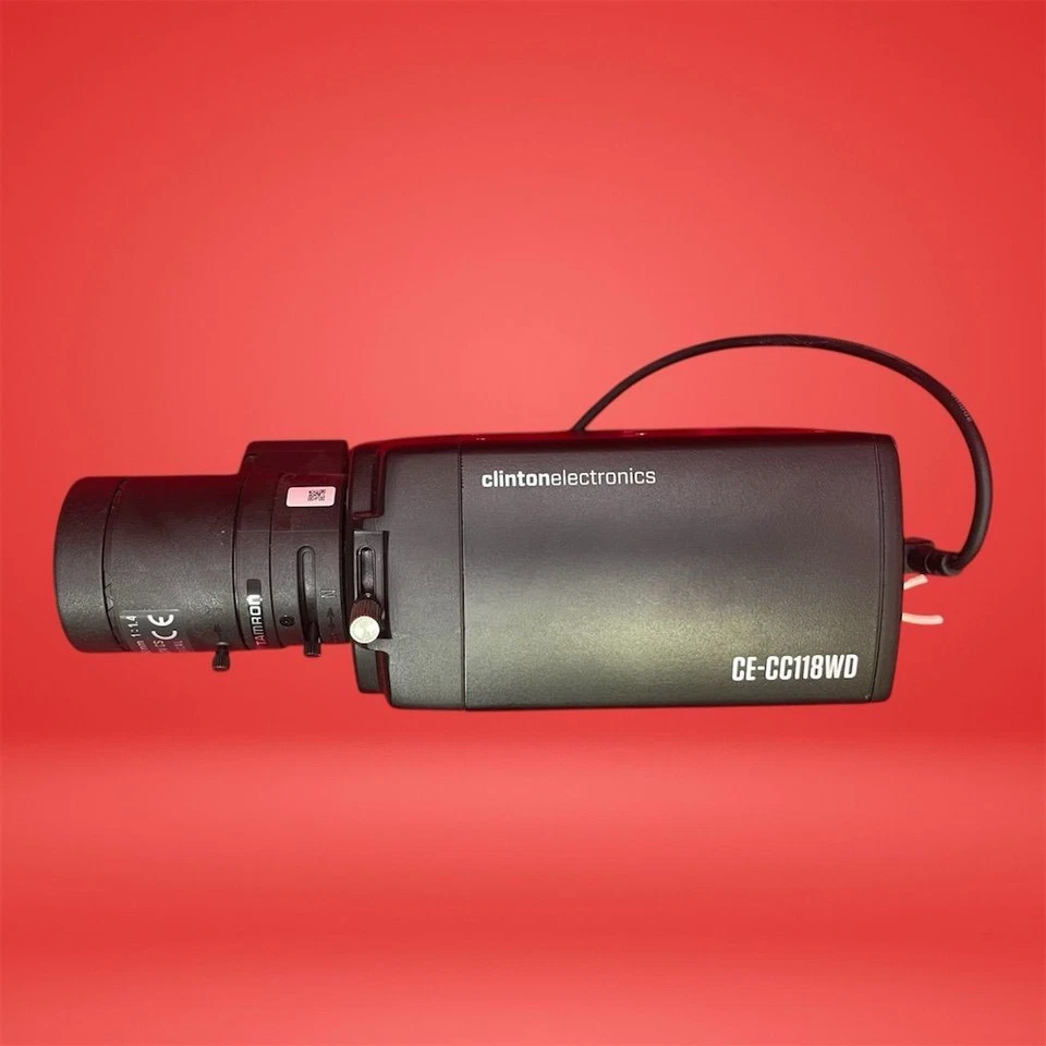 Clinton Electronics CE-CC118WD Analog WDR Box Camera W/ Tamron Lens - Image 2 of 4