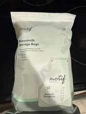 Lot of 2 Motif Medical Breastmilk Storage Bags 8 oz 100 Count BPA Free 200 Bags