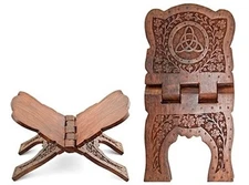 Triquetra Carved Book of Shadows Book Holder!