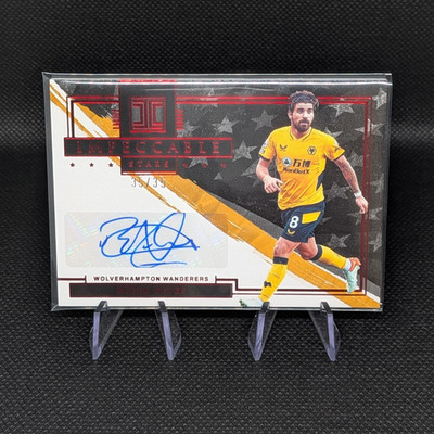 Panini 2021-22 Impeccable Premier League Stars Rúben Neves Wolves Autograph /35