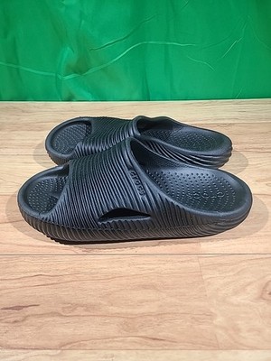 Crocs Mens Mellow Tide Recovery Slide Black Size 6 Men s & Size 8 Womens