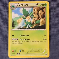 Simisage 8/114 - Black & White - Uncommon Pokemon Card - NM