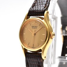 Excellent Working SEIKO Women's Watch Vintage Gold