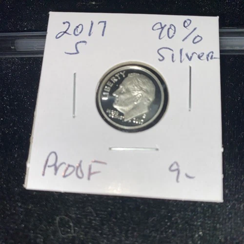2917 S Roosevelt Dime 90% Silver Proof. $9
