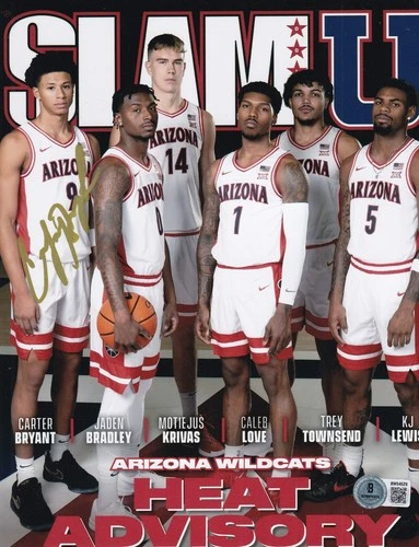 CARTER BRYANT signed (ARIZONA WILDCATS) basketball 8X10 photo BECKETT BW54529