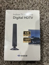 Indoor TV Antenna Digital HDTV 4K Ultra HD  1080P Full HD Wave New Sealed