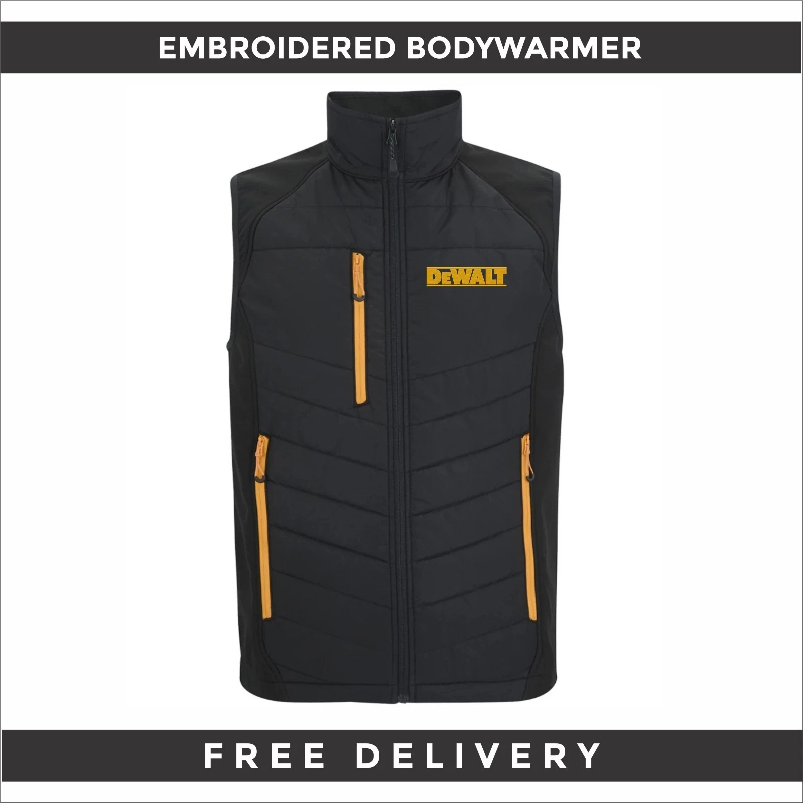 Pro Universal Dewalt inspired Work Bodywarmer – Heavy Duty Vest, Workwear
Opens in a new window or t
