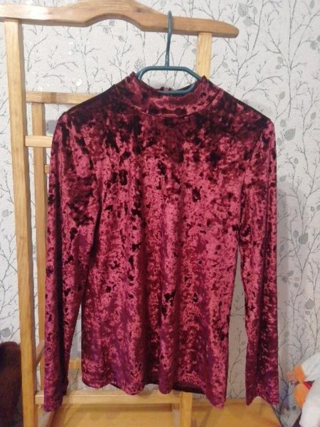 Women Hallhuber Sweater Burgundy 38 / M / 46