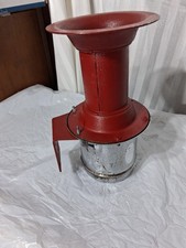 Antique Ahooga Red Hot Rod Car Horn Trumpet Snoot Motor Works Very Loud
