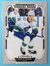 2025-26 O-Pee-Chee Marquee Rookie Card Elias Pettersson #564 Vancouver Canucks. rookie card picture