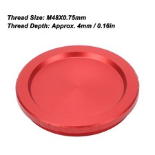 Telescope Lens Dust Cap Aluminum Alloy M48X0.75mm Threaded Eyepiece Dust Co QANM