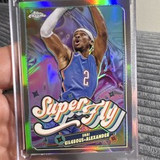2023-24 Topps Chrome Shai Gilgeous-Alexander Thunder Super Fly Insert SF-10
