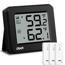 Indoor Outdoor Thermometer Wireless with 3 Sensors Digital Thermometer 500Ft
