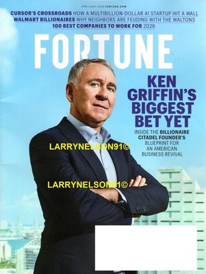 FORTUNE MAGAZINE APRIL MAY 2026 KEN GRIFFIN CITADEL 100 BEST COMPANIES WALMART