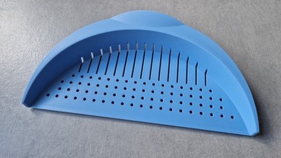 Tupperware Abtropfsieb Abschütsieb für großes Schneidebrett Nr4170 hellblau Neu 